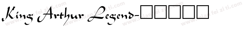 King Arthur Legend字体转换